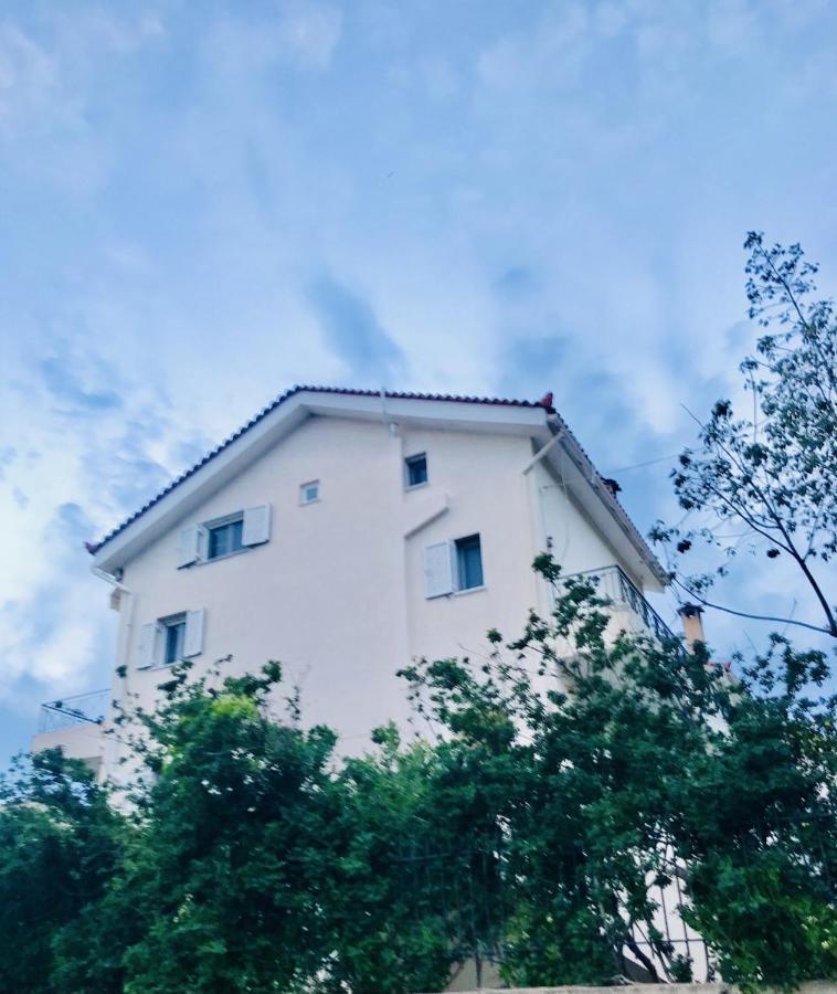Beautiful Maisonette With A View To The Mountains And The Sea Agia Marina  Exteriér fotografie