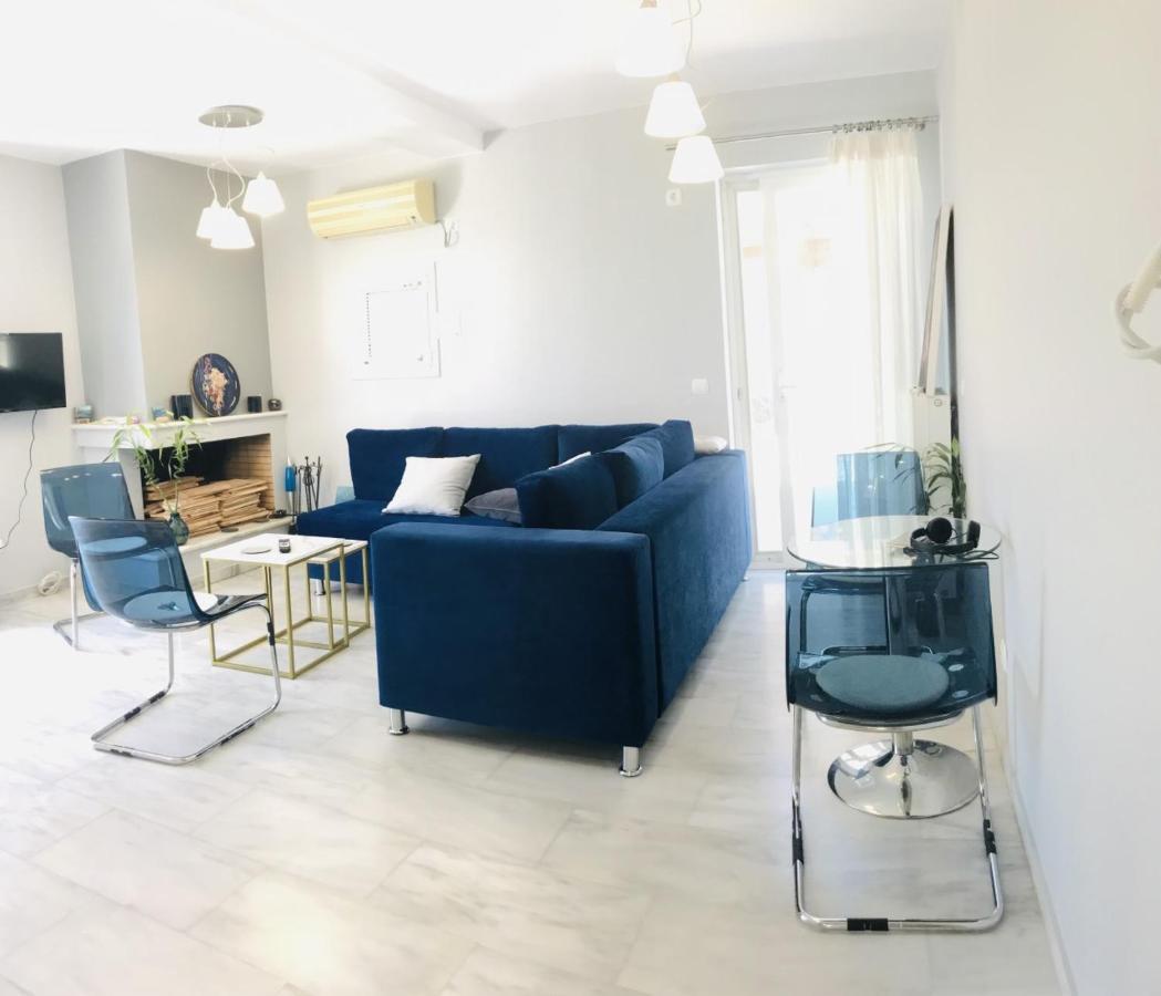 Beautiful Maisonette With A View To The Mountains And The Sea Agia Marina  Exteriér fotografie
