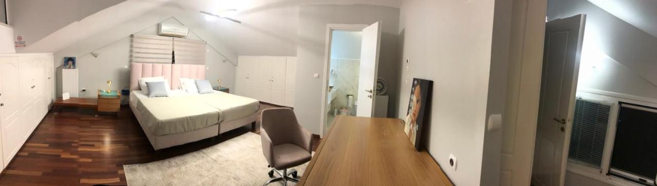 Beautiful Maisonette With A View To The Mountains And The Sea Agia Marina  Exteriér fotografie