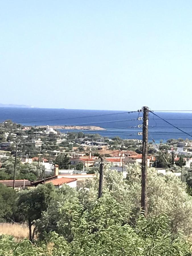 Beautiful Maisonette With A View To The Mountains And The Sea Agia Marina  Exteriér fotografie