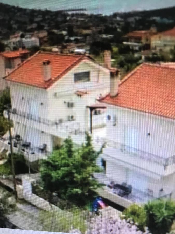 Beautiful Maisonette With A View To The Mountains And The Sea Agia Marina  Exteriér fotografie