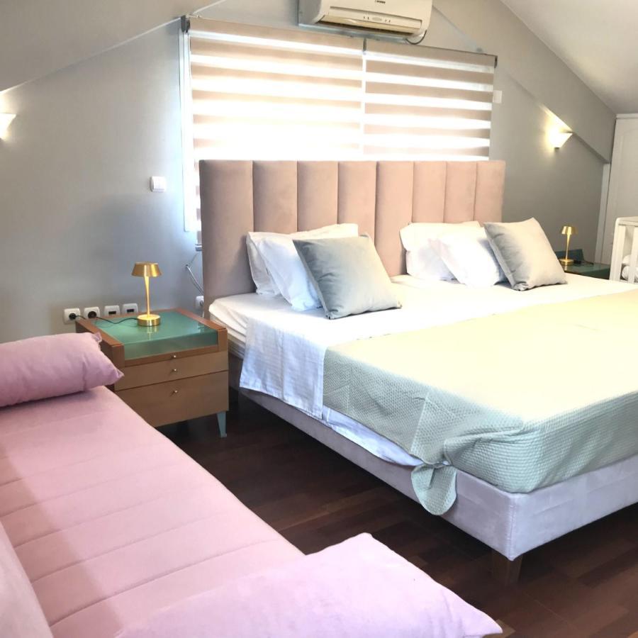 Beautiful Maisonette With A View To The Mountains And The Sea Agia Marina  Exteriér fotografie