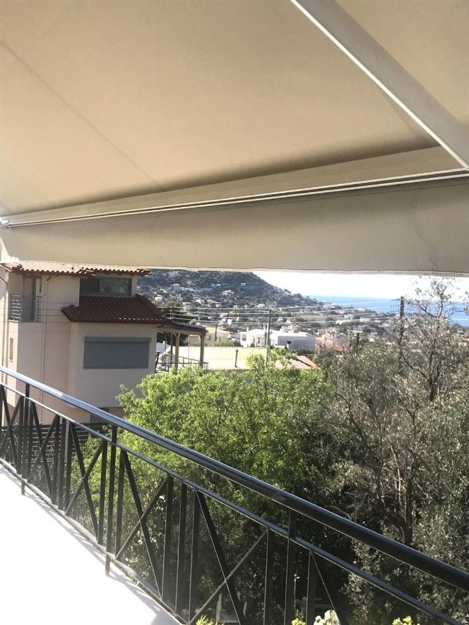Beautiful Maisonette With A View To The Mountains And The Sea Agia Marina  Exteriér fotografie
