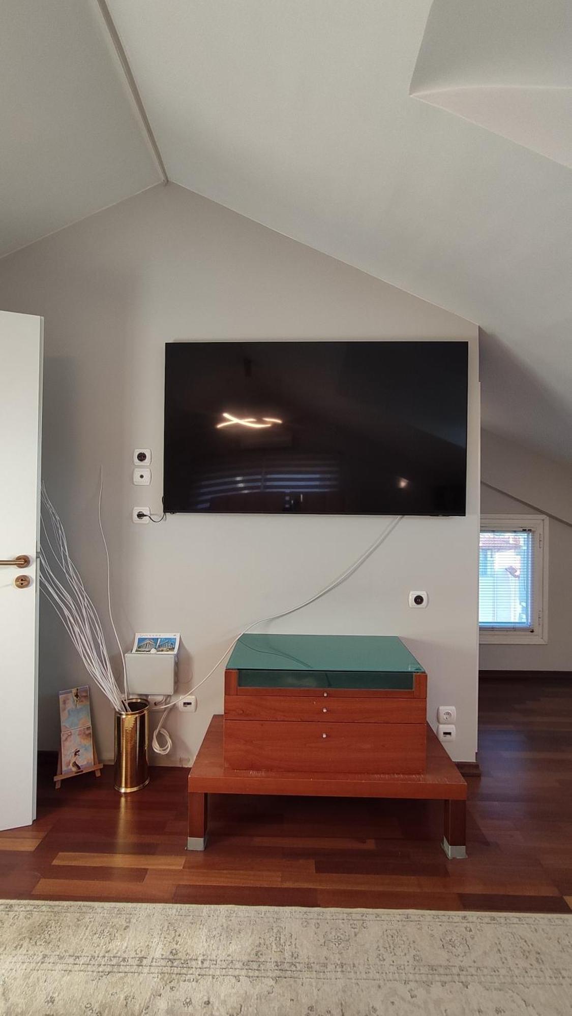 Beautiful Maisonette With A View To The Mountains And The Sea Agia Marina  Exteriér fotografie