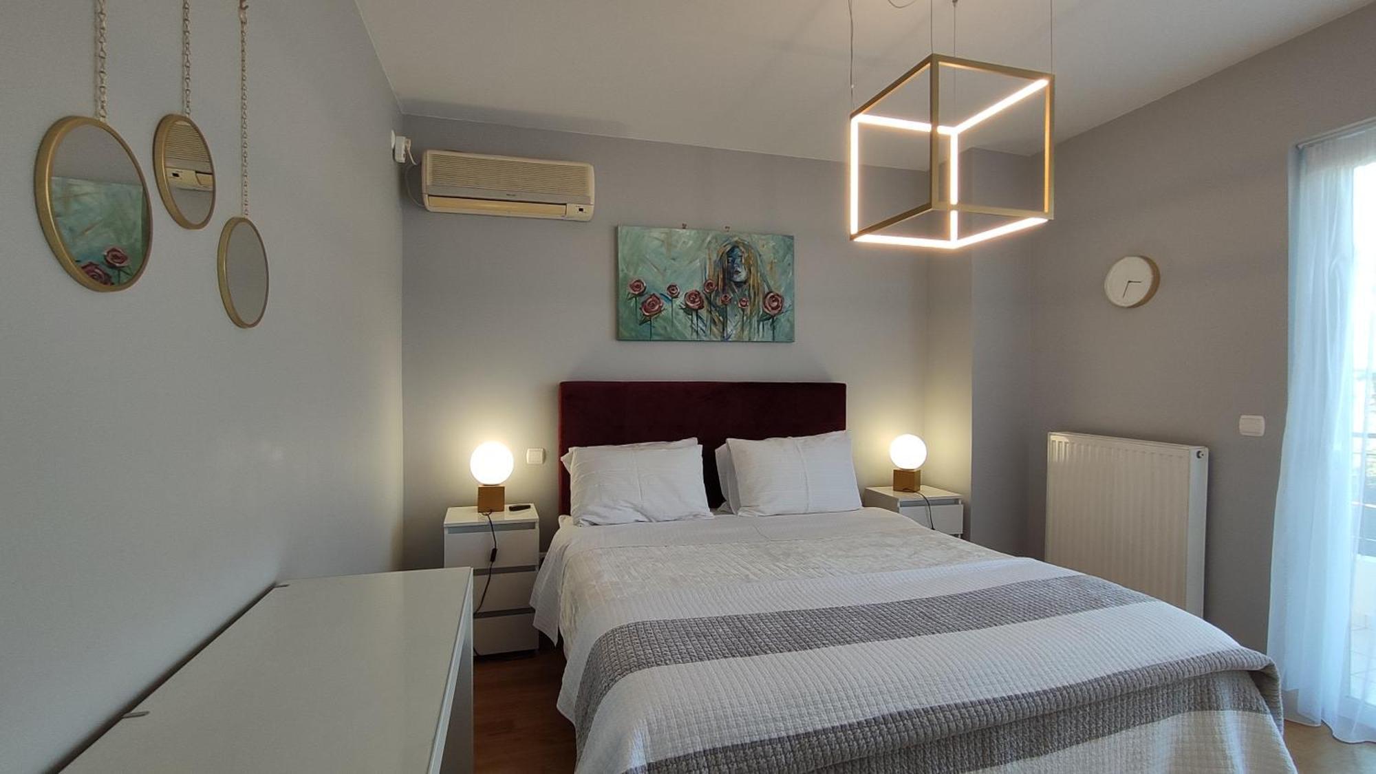 Beautiful Maisonette With A View To The Mountains And The Sea Agia Marina  Exteriér fotografie