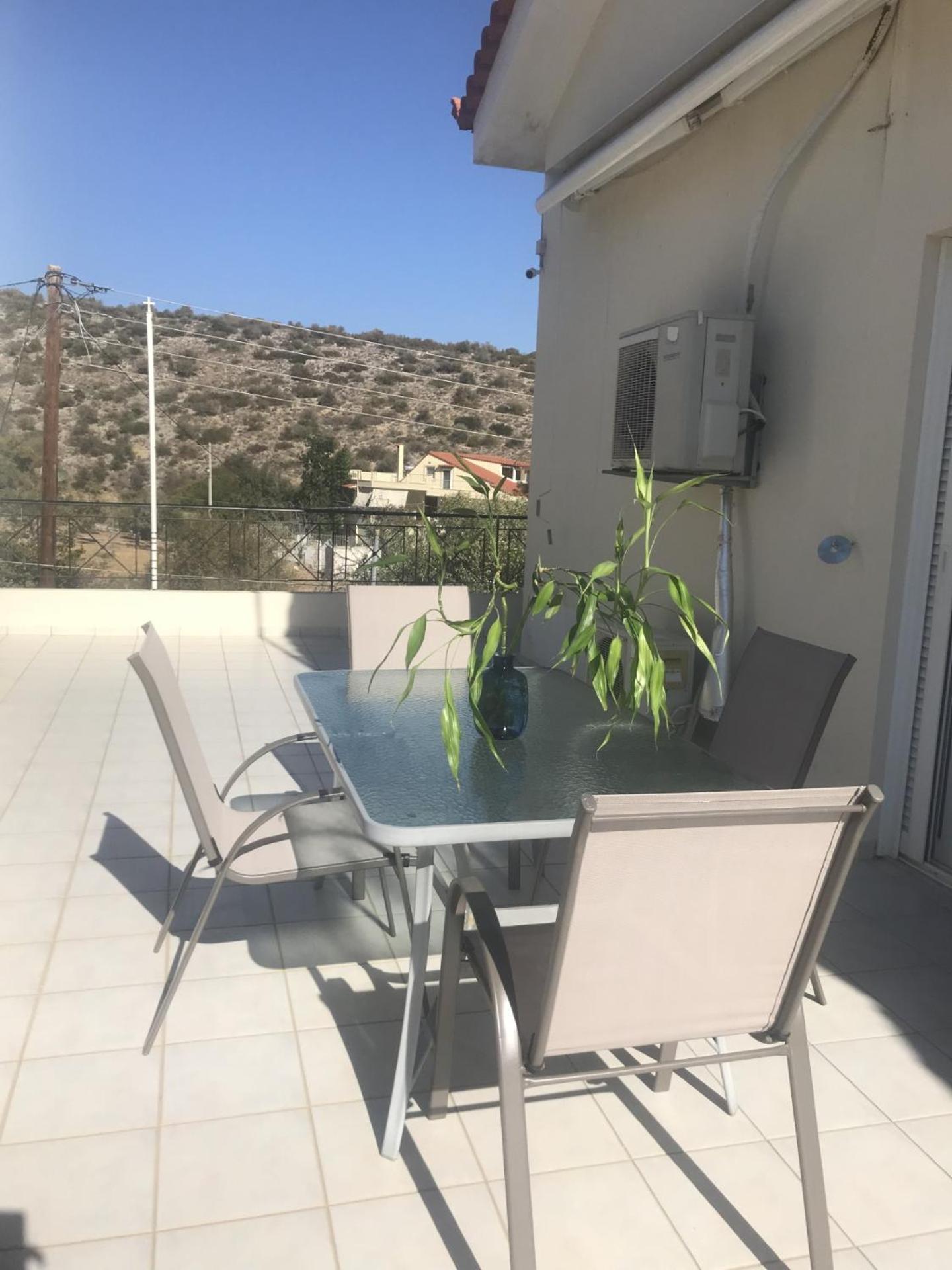 Beautiful Maisonette With A View To The Mountains And The Sea Agia Marina  Exteriér fotografie
